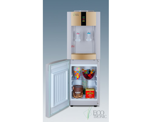 Кулер для воды Ecotronic H1-LCE Gold со шкафчиком