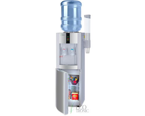 Кулер Ecotronic H1-LCE White со шкафчиком