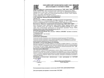 Декларация "Амелия" ШУНГИТ